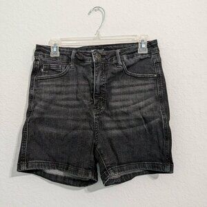 Judy Blue Women's Black Denim Jean Shorts (Size L)